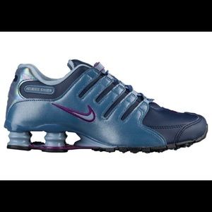 Nike Shox Sz 8.5 Midnight Navy Running Shoe